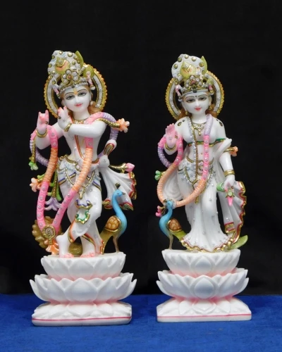 Radha Krishna Marble Moorti For Temple
