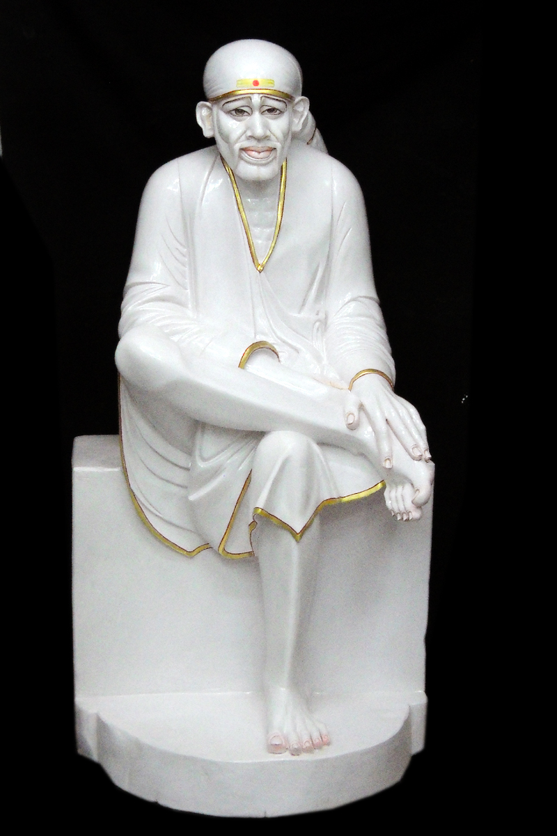 Vietnam Marble Moorti Of Sainath For Temple